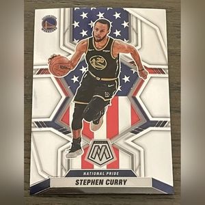 2021-22 Panini Mosaic National Pride Stephen Curry #247 Warriors